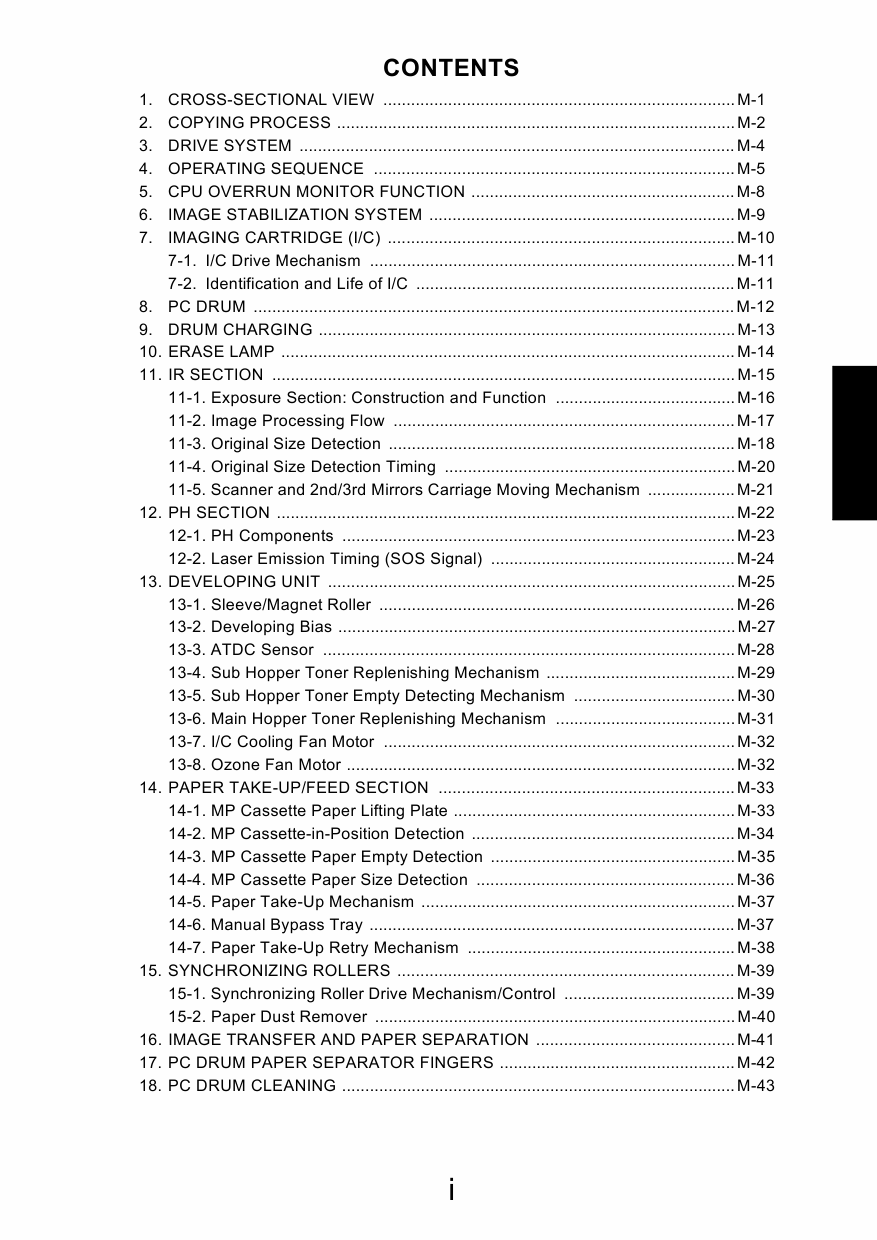 Konica-Minolta MINOLTA Di250 GENERAL Service Manual-4